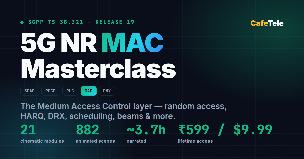 5G NR MAC Masterclass